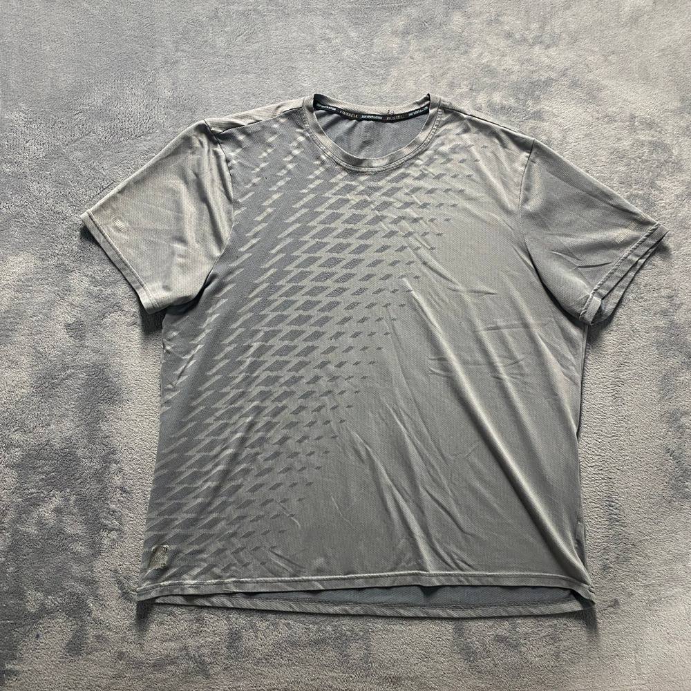Russell Athletic Shirt Mens XL Gray 360 Ventilation Performance Graphic Tee